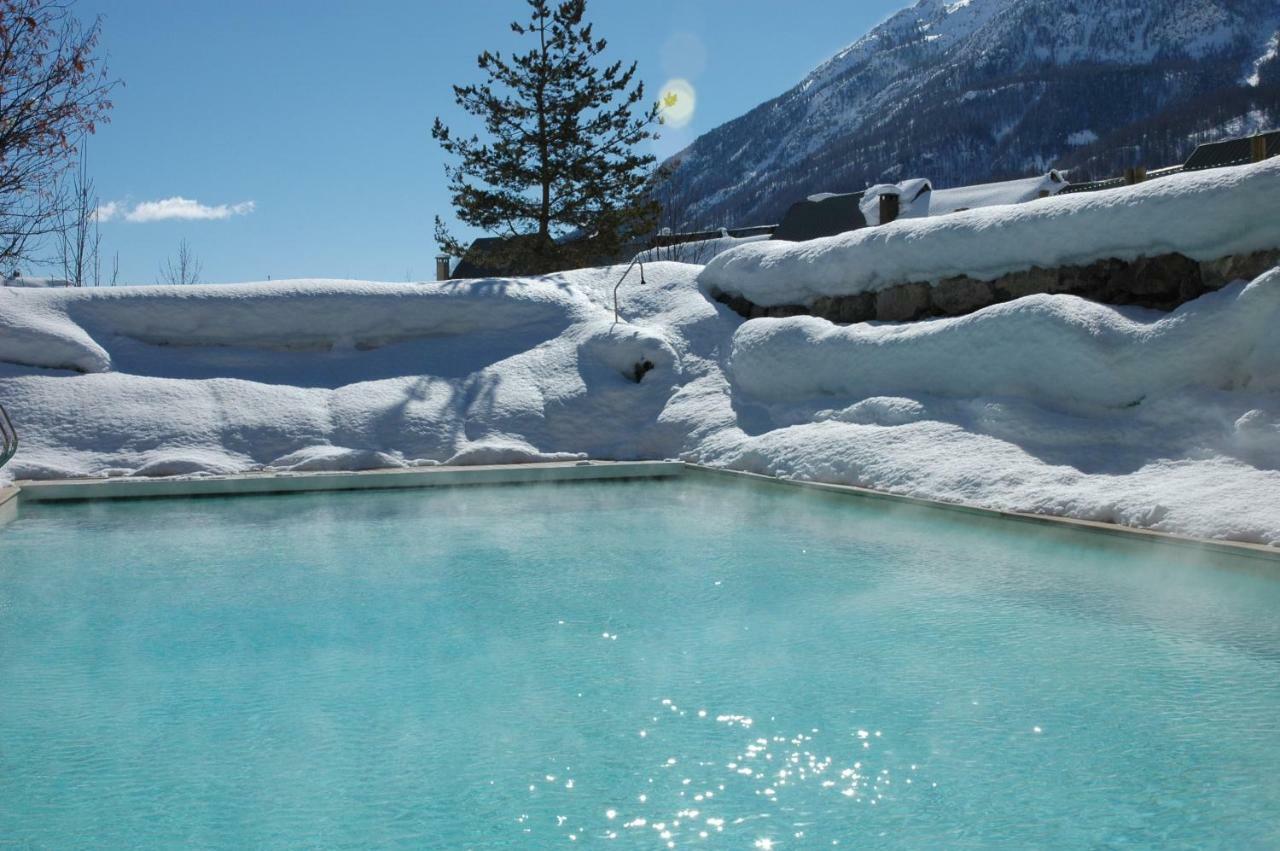 Alliey & Spa Piscine Appart-Hotel Serre Chevalier Le Monêtier-les-Bains Eksteriør billede