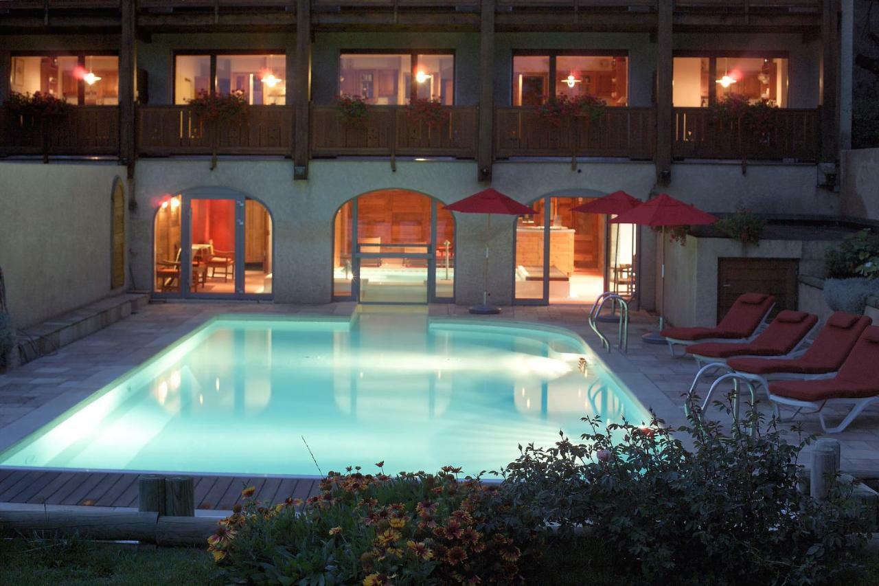 Alliey & Spa Piscine Appart-Hotel Serre Chevalier Le Monêtier-les-Bains Eksteriør billede